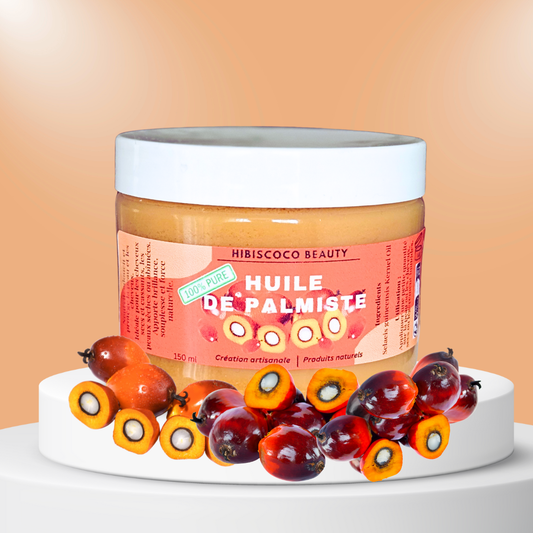 Huile de palmiste brute 100 % Naturelle