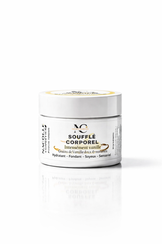 Soufflé corporel "intensément vanille".