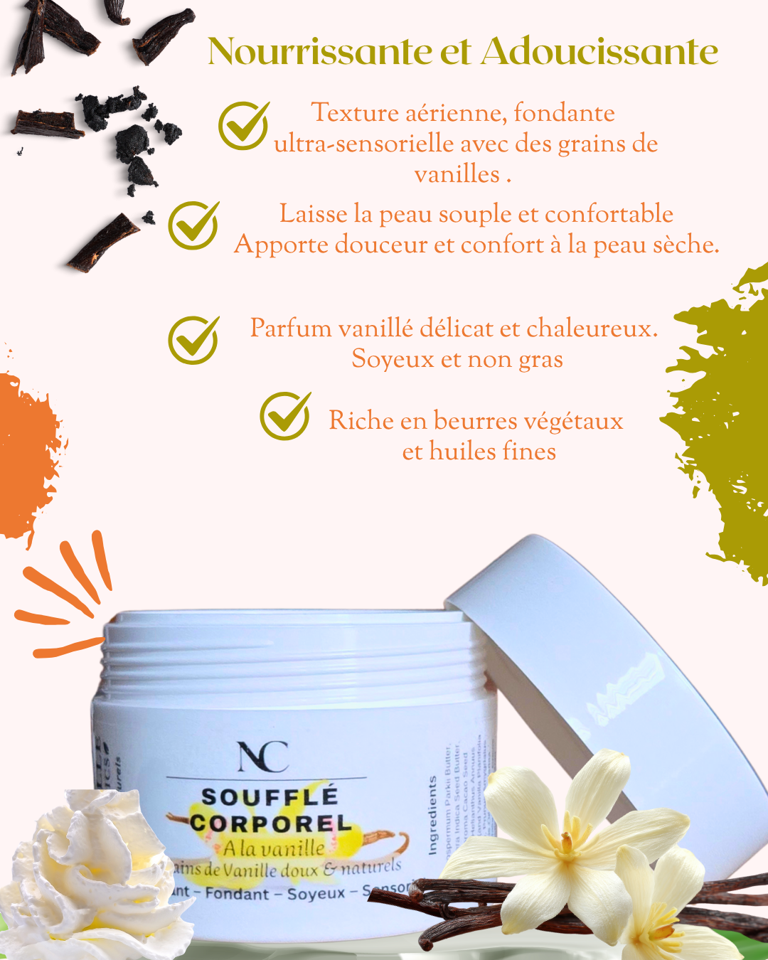 Soufflé corporel Intensément Vanille